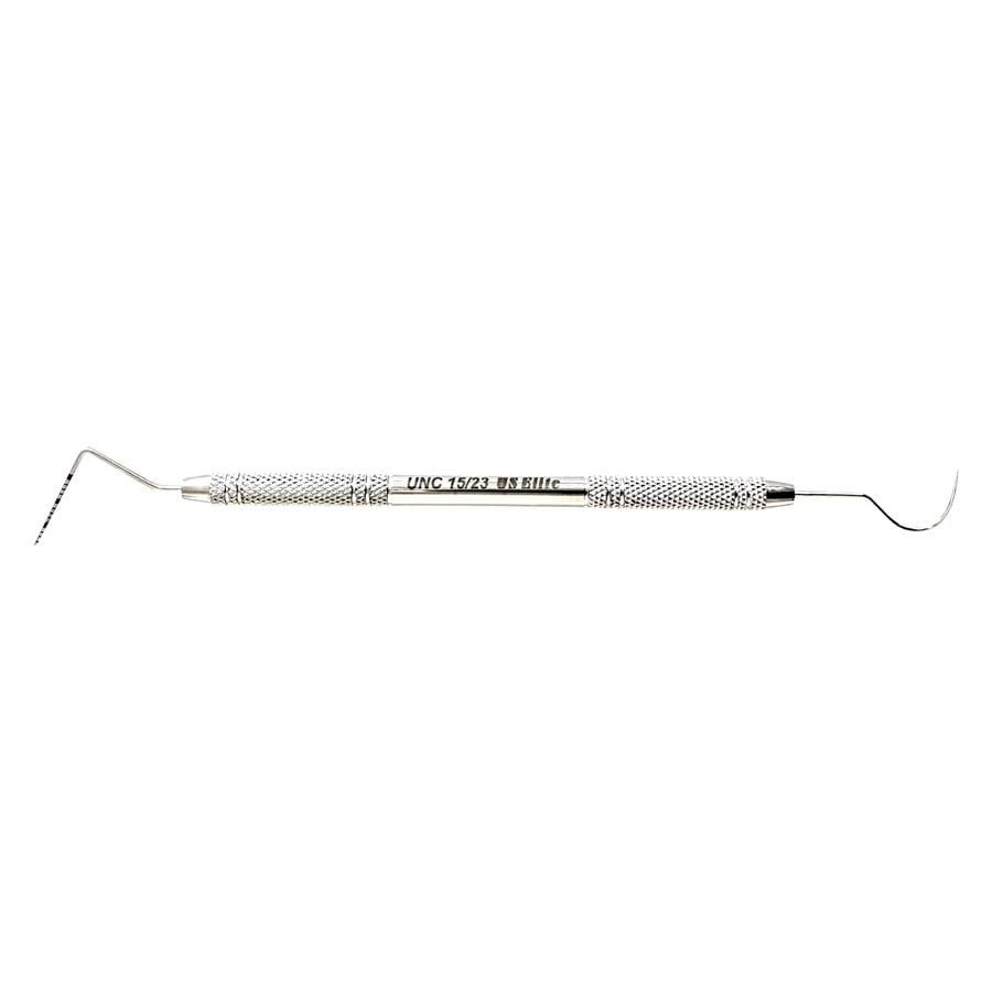 US Elite Periodontal Probe & Explorer UNC 15/23, Standard Solid Handle