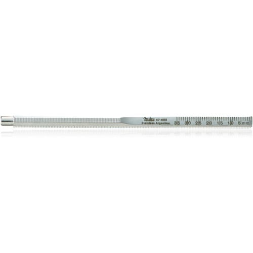 Choice Mirror Handle, Cone Socket, Mill Ruler, Octagon, 67-688