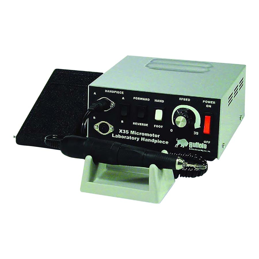 Buffalo Dental X35 Electric Laboratory Handpiece System, 220V AC, 35,000 RPM, Model 38020