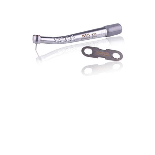 Microtech Dentex Mini Head Handpiece Non-Optic Push Button, 3 Port Water, Fixed End M3-M