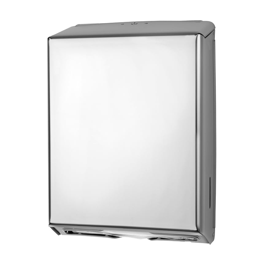 Georgia-Pacific C-Fold/Multifold Paper Towel Dispenser, Brite Chrome Metal, Model 170400