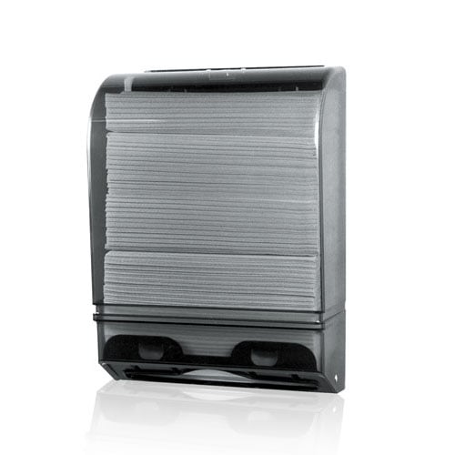 Alwin C-Fold/Multifold Paper Towel Dispenser, Transparent Plastic, 175 Count