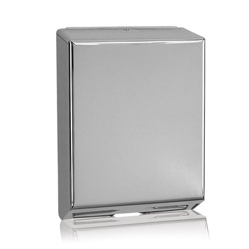 Alwin C-Fold/Multifold Paper Towel Dispenser, White Plastic, 175 Count