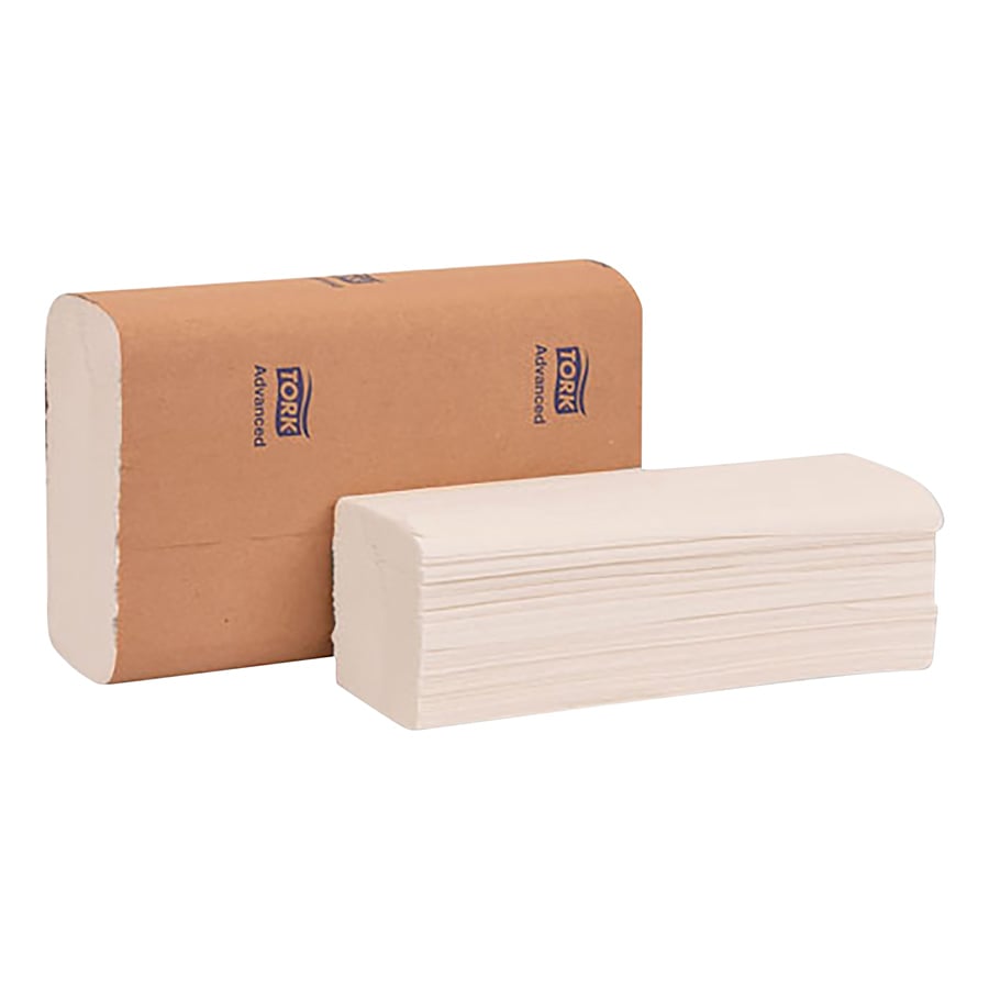 Tork Advanced Multifold Towels, White, 9" x 9.5", 16 Packs of 250, 4000/Case