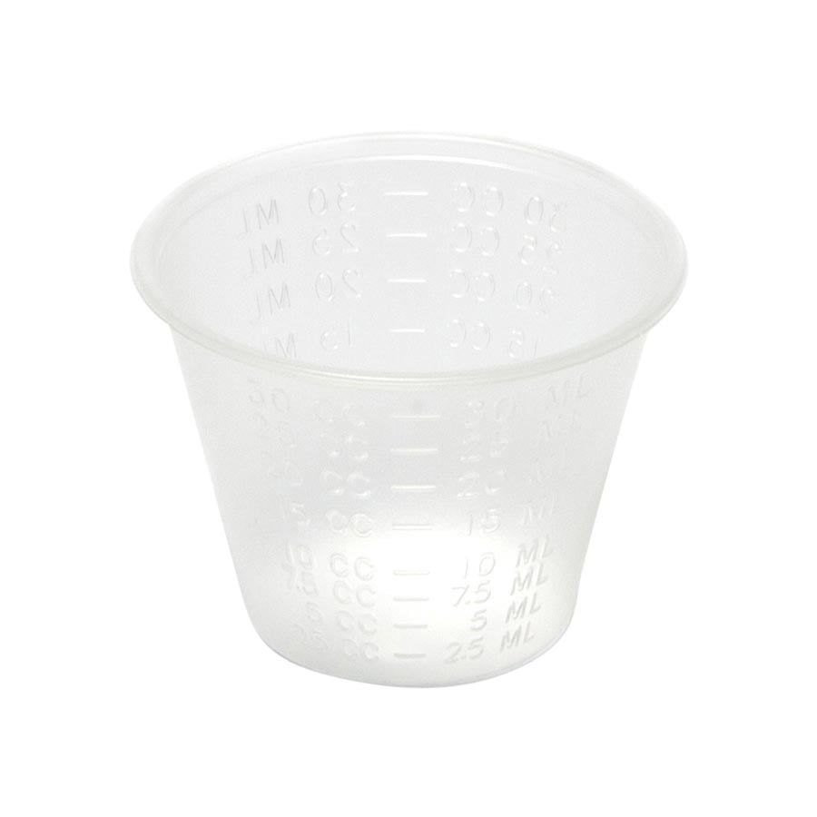 Pro Advantage Plastic Medicine Mixing Cups, 1 oz, 5000/Case