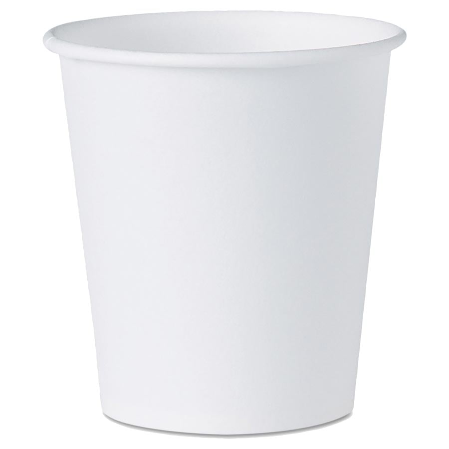 Solo 3 oz. Paper Drinking Cups, White, 100/Sleeve