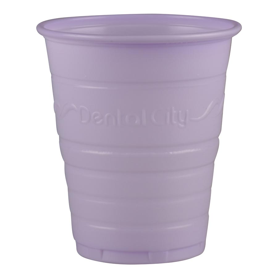 Dental City Disposable Drinking Plastic Cups, 5 oz, Lavender, 1000/Case