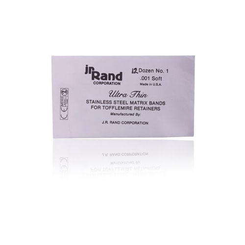 Tofflemire Bands #1, .001" Dead Soft Ultra Thin, 144/Pkg