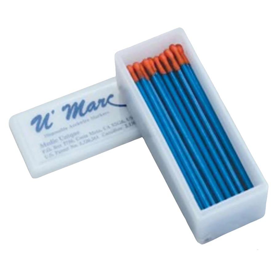 U' Marc Disposable Archwire Markers, Orange Tip, 100/Box, 765-800