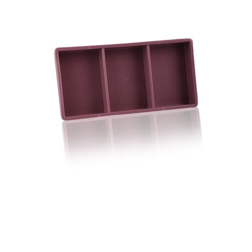 Plasdent BLUE Cabinet Organizer #17, 8"L x 4"W x 1"H, Steam and Chemical Autoclavable, 300CR17