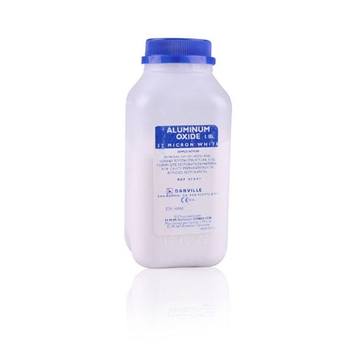 Danville Materials Aluminum Oxide Powder, 27 Micron, White, 1 lb Jar, 80042A