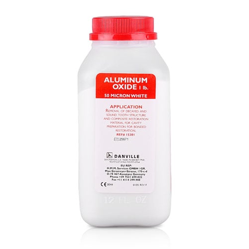 Danville Materials Aluminum Oxide Powder, 50 Micron, White, 1 Lb, 15301