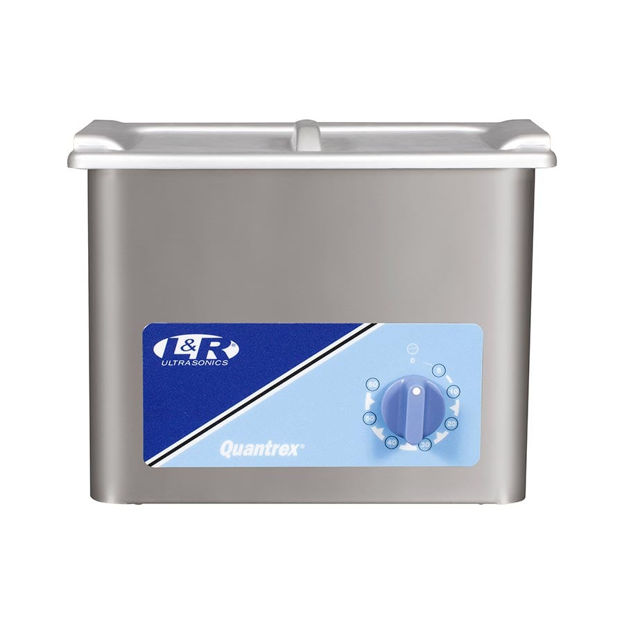 L&R Quantrex Ultrasonic Cleaner Q140, 0.85 Gallon, with Timer & Drain (311)