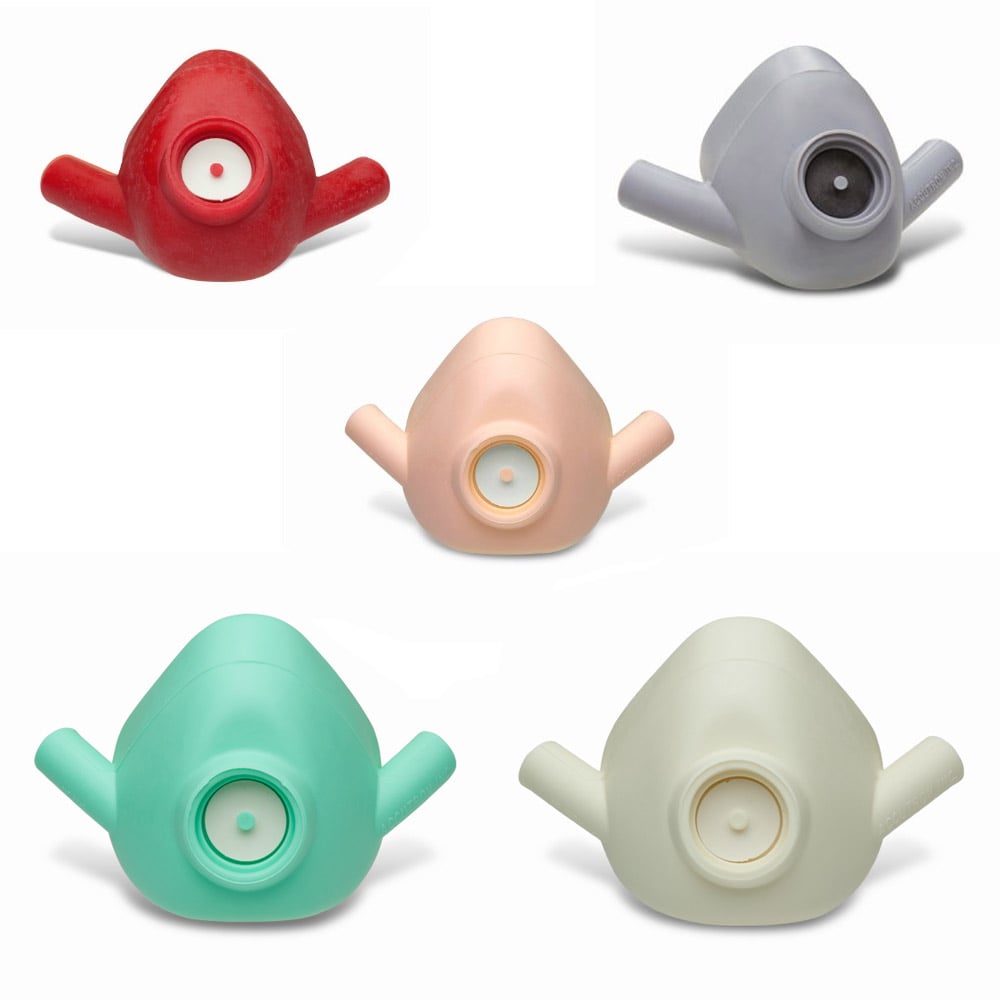 Crosstex ACCUTRON PIP+ Nasal Masks, Single-Use Disposable, Small, Unscented, Grey, 24/Bx