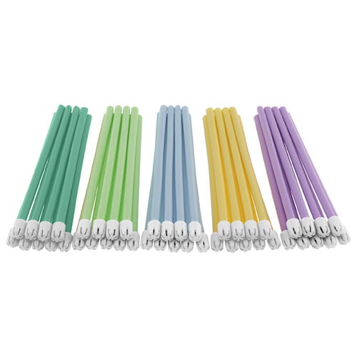 BeeSure Rainbow Saliva Ejectors, Assorted Colors, Latex-Free, Fixed Soft Tips, 500/Box, BE206