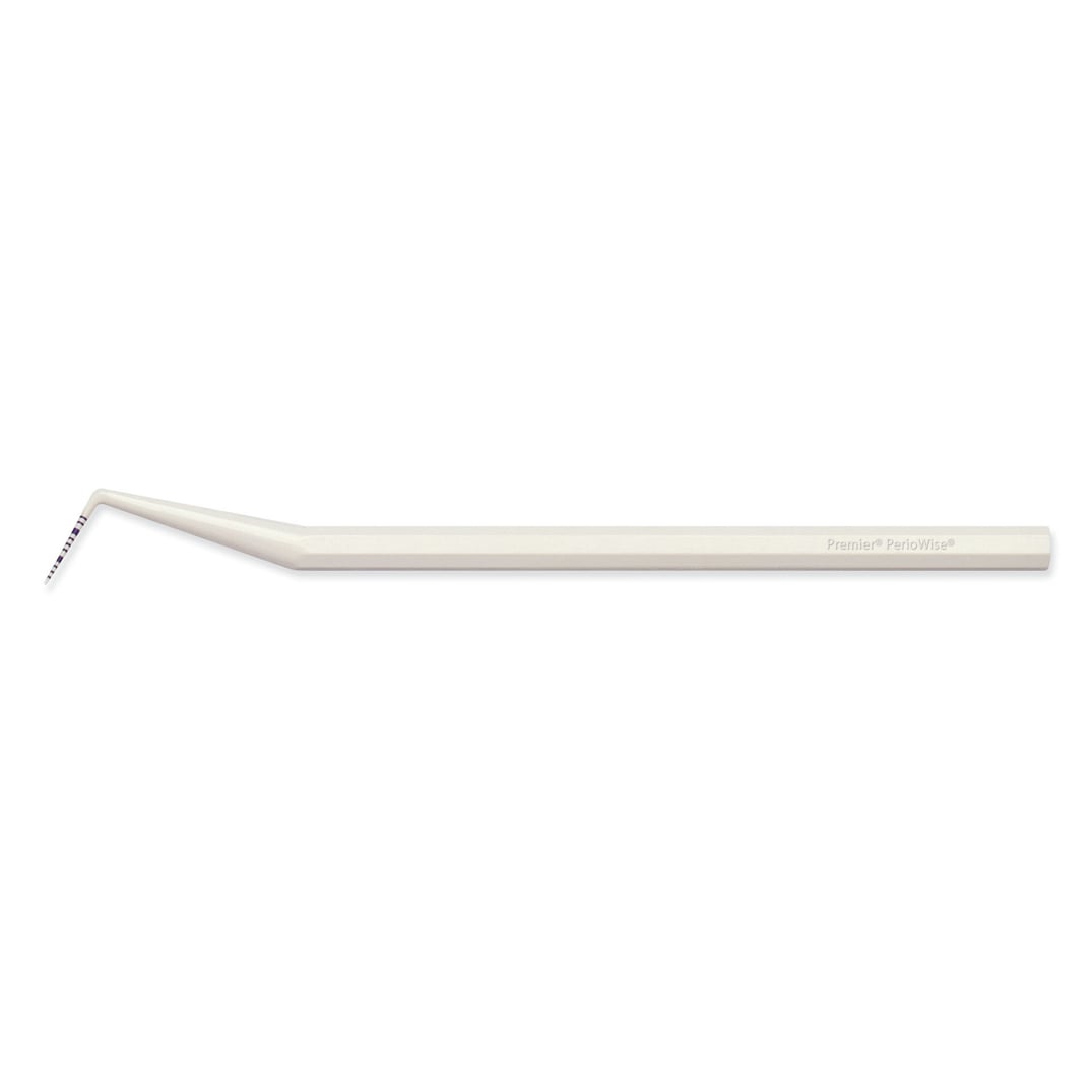 Premier PerioWise Periodontal Probe, 3-5-7-10mm, Single End, Color-Coded, Pack of 3, #9006107