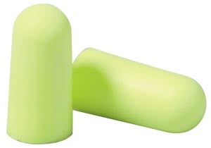 3M E-A-Rsoft Earplugs, Uncorded, Poly Bag, 1 Pair/Bag, 2000 Bags/Case, 312-1261