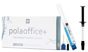 Pola Office+ In-Office Tooth Whitening System, 3-Patient Kit with Retractors, 37.5% Hydrogen Peroxide, 3 x 2.8 mL Syringes, 7700416