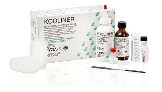 Kooliner Hard Denture Reline Material, Liquid Refill, 2 oz, 345091
