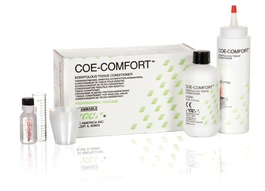 GC America Coe-Comfort Tissue Conditioner Powder Refill, 6 oz, 341002