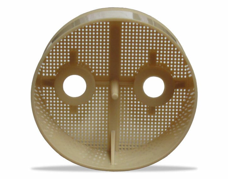 Zirc Dispos-A-Screen Disposable Evacuation Trap, Beige, 2-7/8" Diameter, 25/Pk, 51Z060S