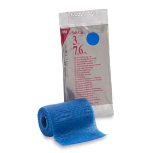 3M Scotchcast Soft Cast Casting Tape, Blue, 3" x 4 yds, 10/cs, 82103B
