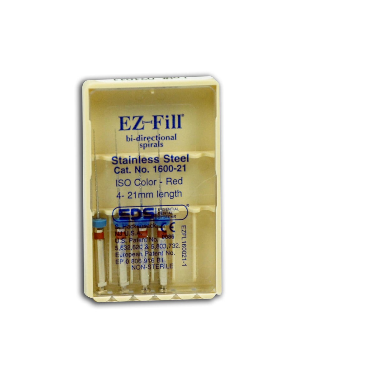 EZ-Fill Bi-Directional Stainless Steel Spiral Refill Kit, 21 mm, 4/Pk, 1600-21