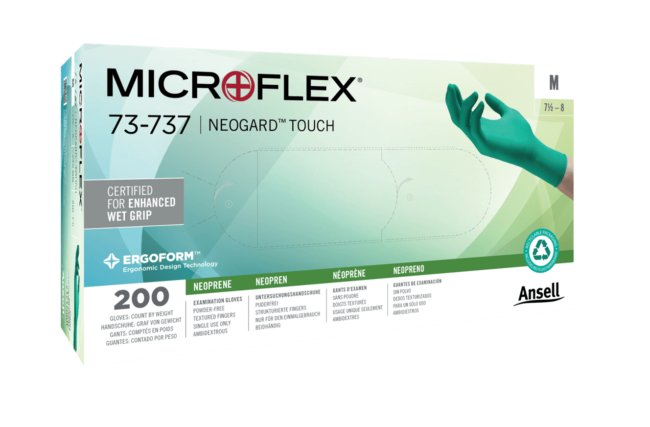 MICROFLEX 73737 Neogard Touch Examination Gloves, XL (9.5-10)