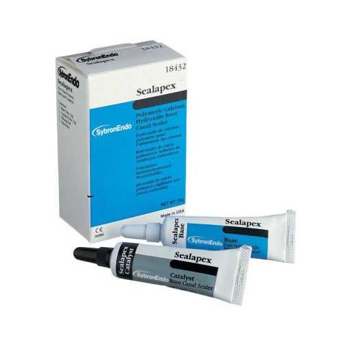 Kerr Sealapex Root Canal Sealer Kit, Non-Eugenol Calcium Hydroxide, Standard Pack, 2 x 12 g Tubes + Mixing Pad, 18432