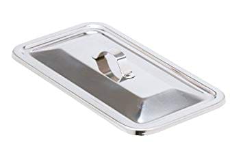 Miltex Dome Catheter Tray Cover, 15" Long Lid, Stainless Steel, Item #3-943