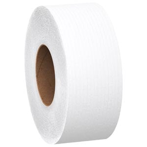 Scott JRT Jr. Jumbo Roll Bathroom Tissue, 1-Ply, White, 2000 ft/Roll, 12 Rolls/Case, 07223
