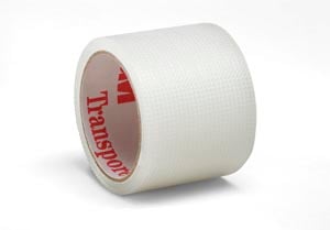 3M Transpore Surgical Tape 1527S-1, 1" x 1.5 yd, Clear, Non-Sterile, 100/Box