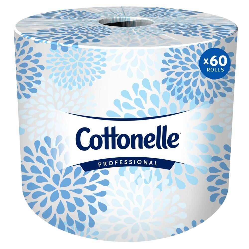 Kleenex Cottonelle Professional Standard Roll Bathroom Tissue, 2-Ply, White, 451 Sheets/Roll, 60 Rolls/Case, 17713