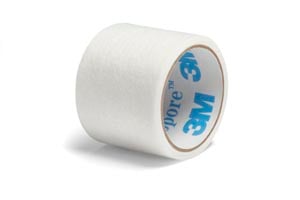3M Micropore Surgical Tape 1530S-1, Paper, 1" x 1.5 yd, White, Non-Sterile, 100 rl/bx