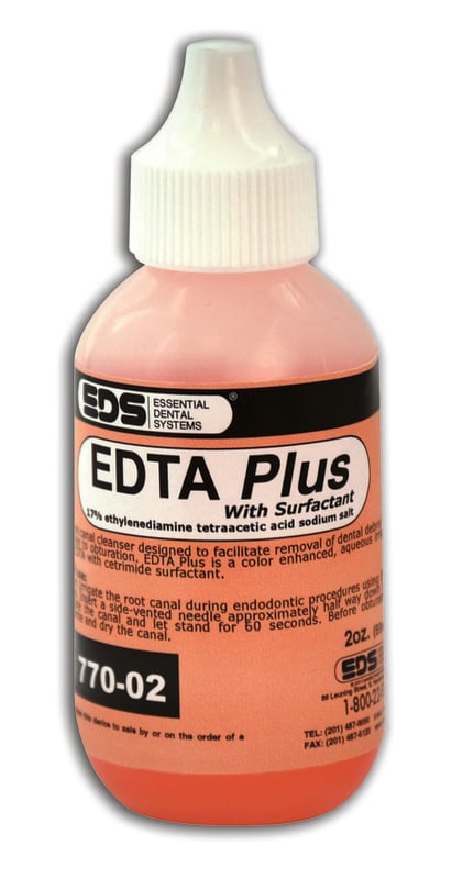 EDTA Plus 17% Ethylenediamine Tetraacetic Acid Sodium Salt, 2 oz Bottle (59ml), Dropper Bottle