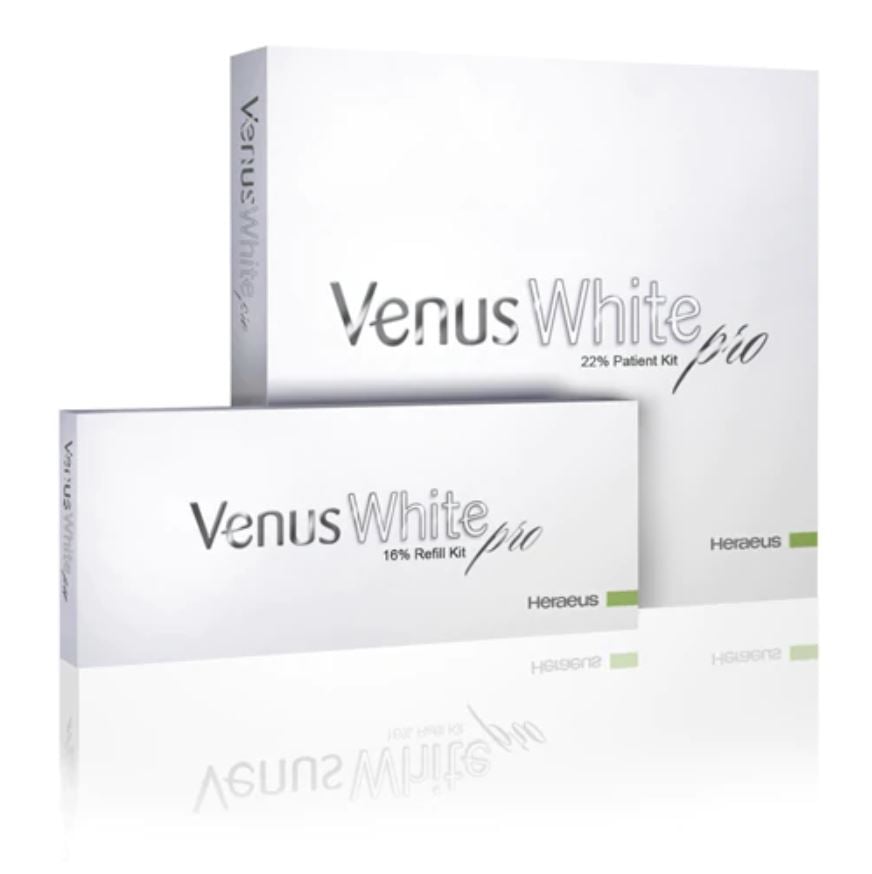 Venus White Pro 16% Carbamide Peroxide Take-Home Whitening Refill Kit, 3 x 1.2 mL Syringes, Mint, 40005164