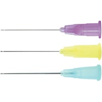Vista-Probe Irrigating Tips, 23 Gauge, 1" Bendable, Blue, Luer Lock, 100/Bag, 315623