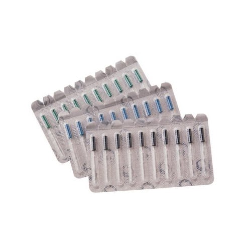 Kerr Barbed Broaches, Coarse, Black, 21 mm, Sterile, 30/Pkg, #17013