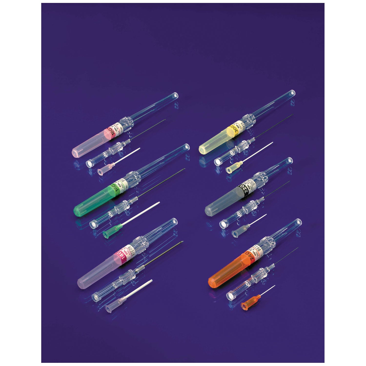 Exel Safelet IV Catheter, 22G x 1", 50/Box, Blue