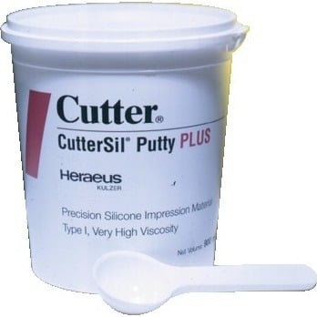 CutterSil Putty Plus Silicone Impression Material, Putty Plus Base, 900 ml Tub, 65767038