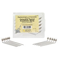 Cetylite Cetacaine Jetco Spray Cannulas, 4" (J4), Stainless Steel, 10/Pack, 0205