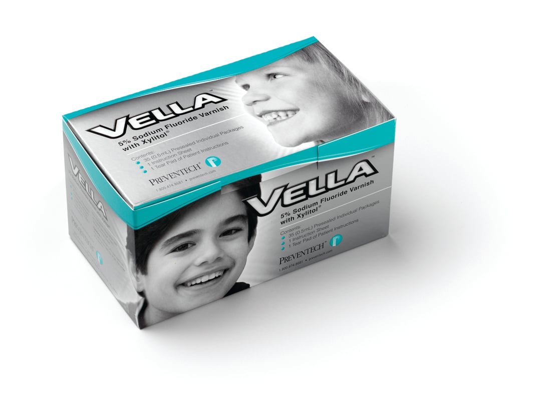 Vella 5% Sodium Fluoride Varnish, Strawberry, 35/Bx, PRV-770025