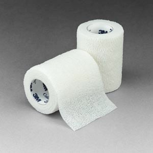 3M Coban Self-Adherent Wrap 1583W, 3" x 5 yds, White, Non-Sterile, 24/Case