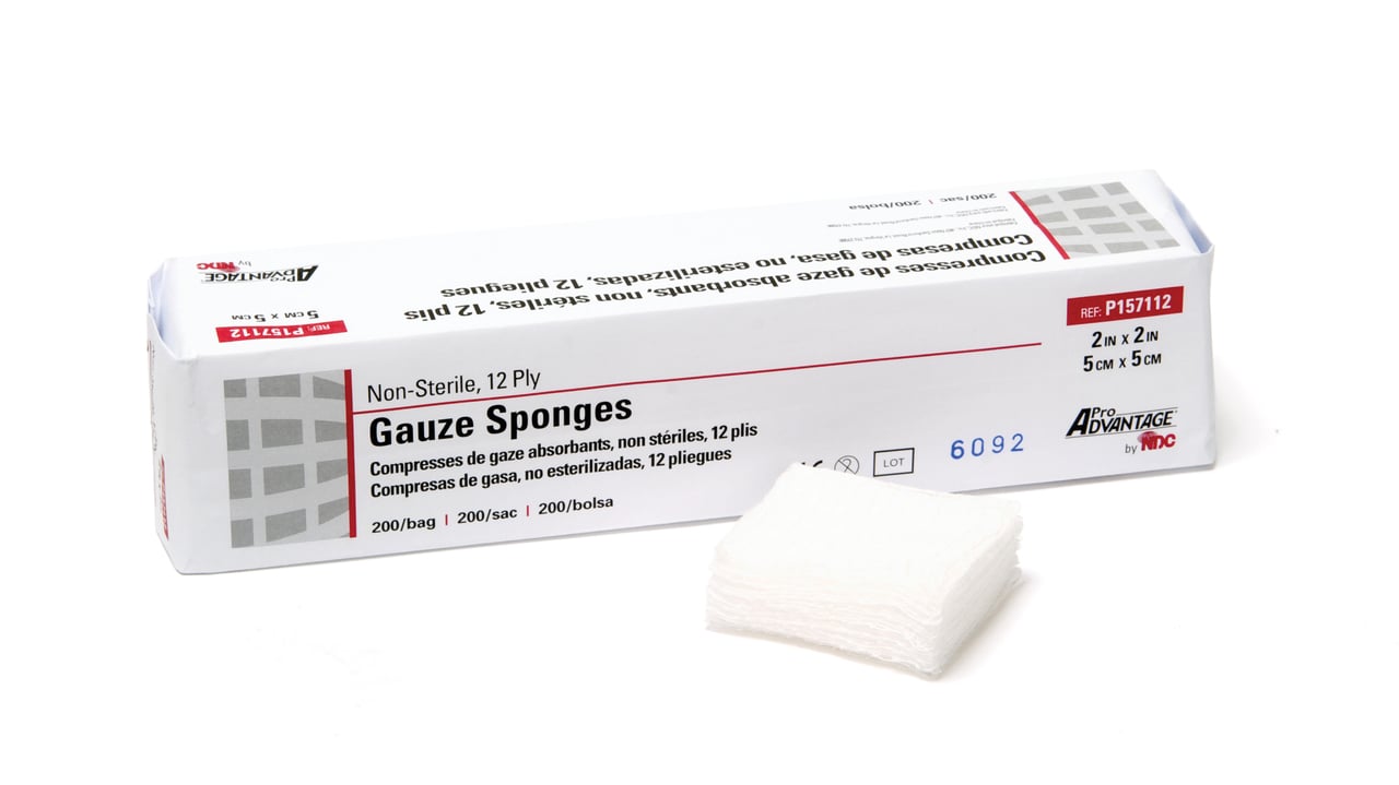 DDS Dental Supplies 2 x 2 Non-Woven Sponge, 4-Ply, Non-Sterile, 4000/Box, 01KPADTZT2ACFPJW1CMDZ02PJH
