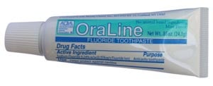 Oraline ADA Mint Fluoride Toothpaste, 0.85 oz, 144/Box, 42102