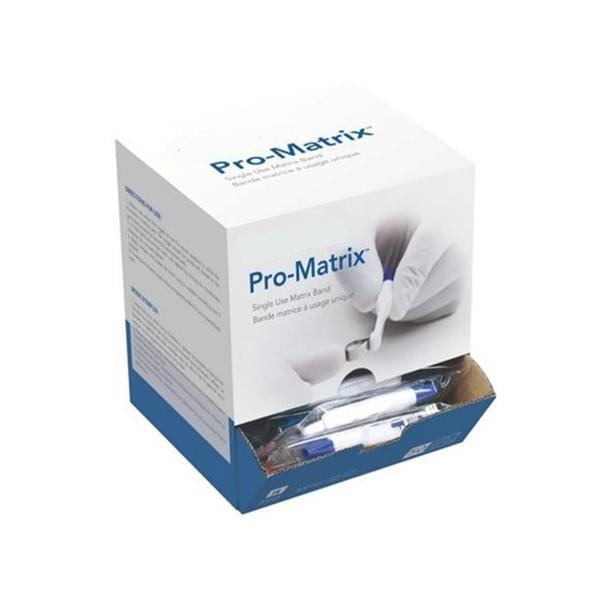 Pro-Matrix Single-Use Matrix Bands, Wide 6mm, Blue, 50/Box, 19005
