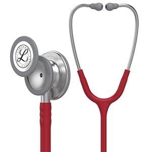 3M Littmann Classic III Stethoscope 5627, Burgundy Tube, 27"