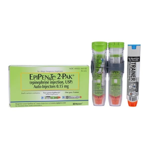 EpiPen Junior Twin Pack 0.15mg, 2/Pack, MYS-49502050102