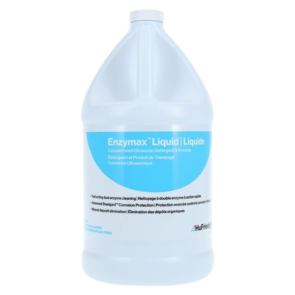 Hu-Friedy IMS Enzymax Dual Enzyme Ultrasonic Detergent and Presoak, 1 Gallon Bottle, IMS-1226