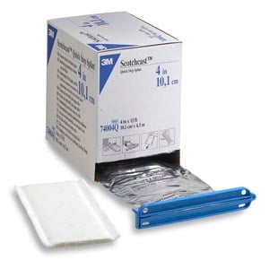 3M Scotchcast Quick Step Double Sided Felt Roll Splint, 4" x 15 ft, 74004Q